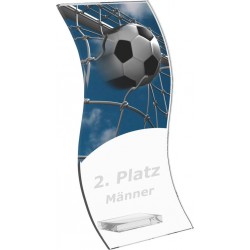 Skleněná trofej CR4142M1 | Fotbal