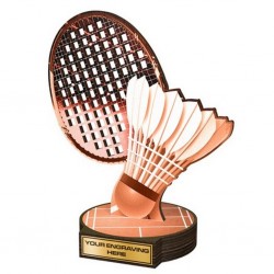 Dřevěná plaketa RWR121 | Badminton