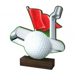 Dřevěná plaketa WF226 | Golf