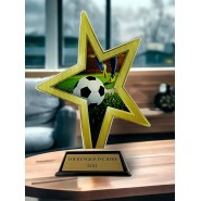 Akrylátová trofej STAR002M1 | Fotbal