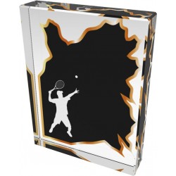 Skleněná trofej CR4008M23 | Tenis