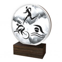 Dřevěná plaketa TFRW628 | Triatlon