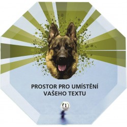 Skleněná trofej s potiskem CRP2M21 | Kynologie