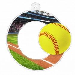 Akrylátová medaile MDA0020M89 | Softball