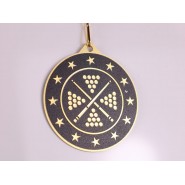 Kovová medaile MDM05M63 | Biliard