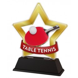 Akrylátová trofej STAR001M06 | Stolní tenis