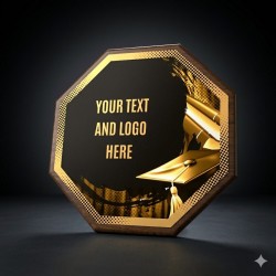 Dřevěná plaketa HEXM47 | Studium