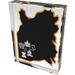 Skleněná trofej CR4008M5 | Šachy
