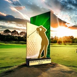 Dřevěná plaketa WPLA405 | Golf