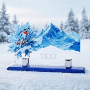 Akrylátová trofej APLAG26M09 | Skoky na lyžích