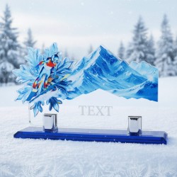 Akrylátová trofej APLAG26M09 | Skoky na lyžích