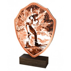 Dřevěná plaketa TFRW264 | Běžky