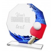 Skleněná trofej CR2024301M52 | Stolní tenis