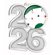 Akrylátová medaile MDA2026M28 | Karetní hry